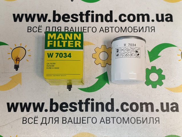 W7034 MANN Масляный фильтр купить в Кривой Рог