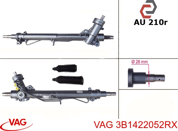 3B1422052RX VAG Рулевая рейка купить в Чернигов