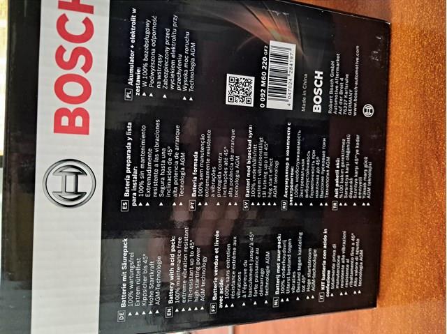 0092M60220 BOSCH Аккумулятор купить в Хмельницкий