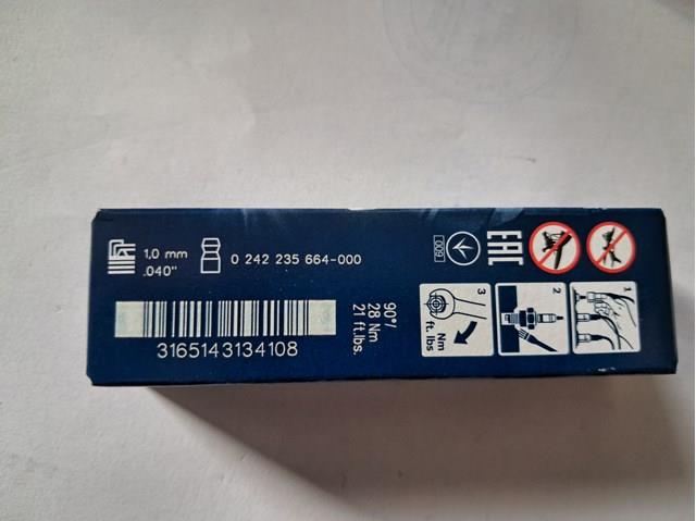 0242235664 BOSCH Свеча зажигания купить в Ровно