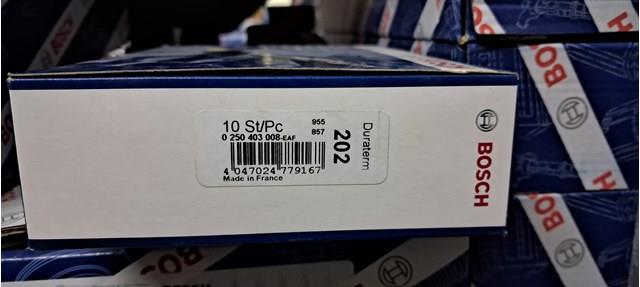 BOSCH 0250403008 Свеча накала в наличии Тернополь