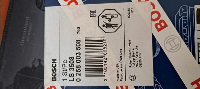 BOSCH 0258003508 Лямбда зонд в наличии Чернигов