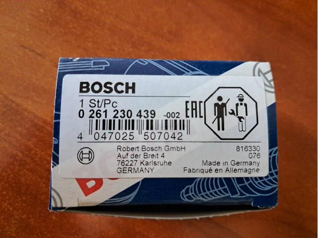 Датчик давления воздуха 0261230439 BOSCH