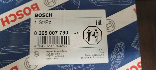 BOSCH 0265007790 Датчик АБС (ABS) передний в наличии Полтава