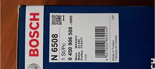 BOSCH 0450906508 Топливный фильтр в наличии Сумы