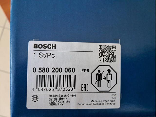 0580200060 BOSCH Модуль топливного насоса с датчиком уровня топлива купить в Каменское