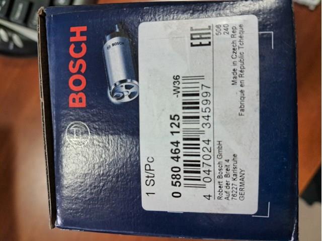 BOSCH 0580464125 Топливный насос электрический погружной в наличии Львов