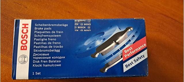 0986424716 BOSCH Передние тормозные колодки купить в Житомир