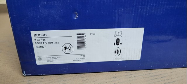 0986479070 BOSCH Тормозные диски купить в Ужгород