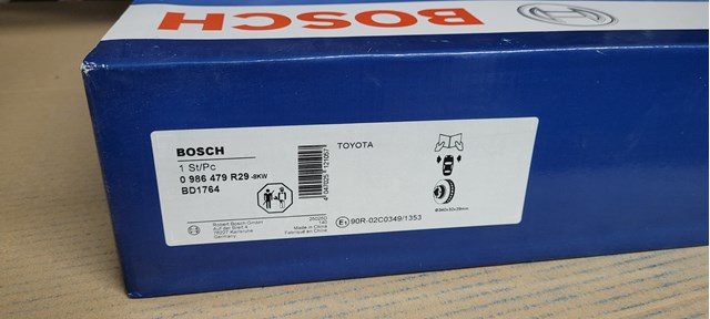 BOSCH 0986479R29 Диск тормозной передний в наличии Ирпень