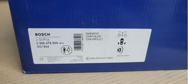 BOSCH 0986479S08 Тормозные диски в наличии Чернигов