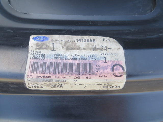 FORD 1208688 Крышка багажника в наличии Кривой Рог