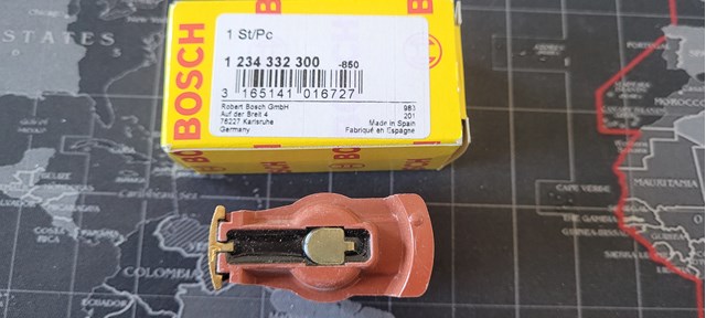 1234332300 BOSCH Бегунок распределителя зажигания купить в Сумы