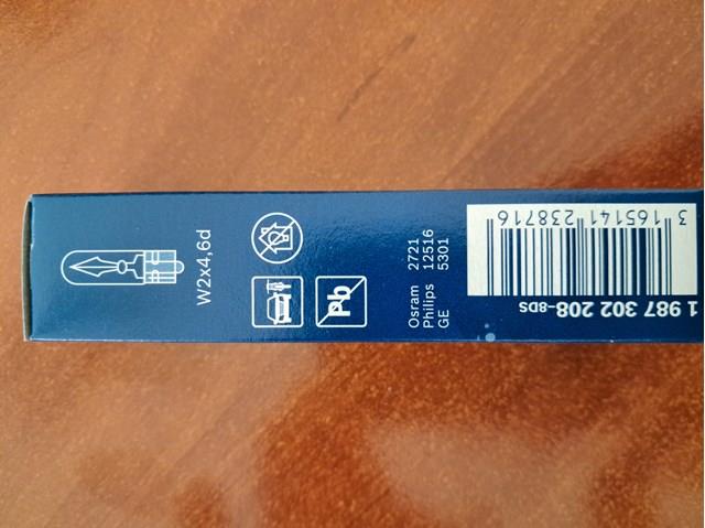 1987302208 BOSCH Лампочка щитка (панели приборов) купить в Украина