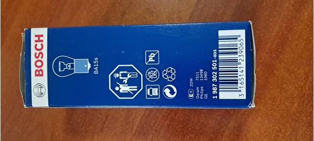 1987302501 BOSCH Лампочка купить в Львов
