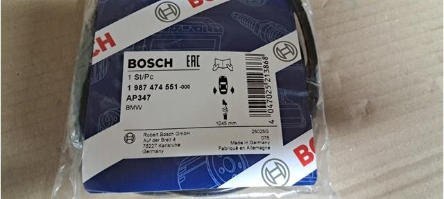 1987474551 BOSCH Датчик износа тормозных колодок задний купить в Ирпень