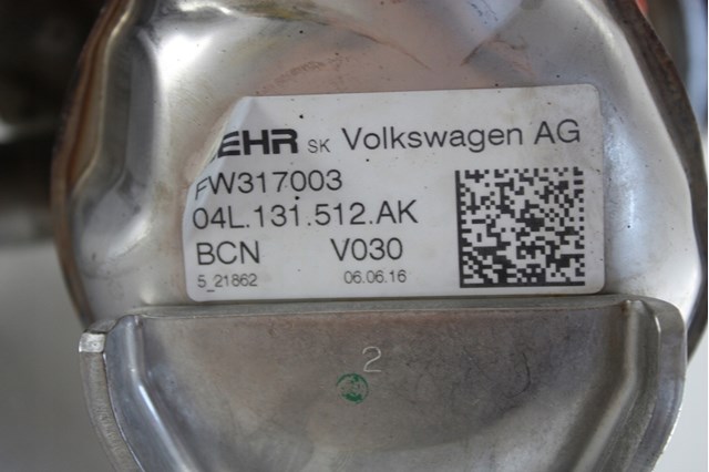 04L131512AK VAG Радиатор системы EGR купить в Каменское