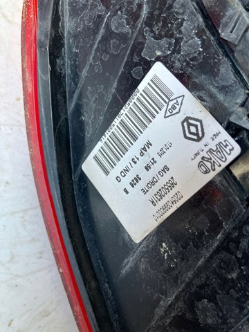 RENAULT 265502631R Фонарь задний правый внешний в наличии Запорожье