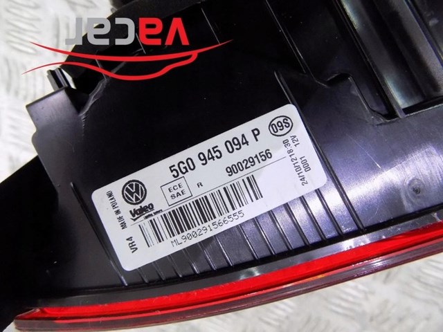 5G0945094P Фонарь задний правый внутренний купить Житомир