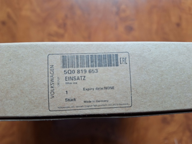 Воздушный фильтр салона Volkswagen Golf 8