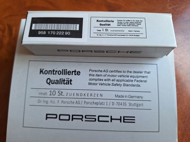 95817022290 PORSCHE Свечи зажигания купить в Тернополь