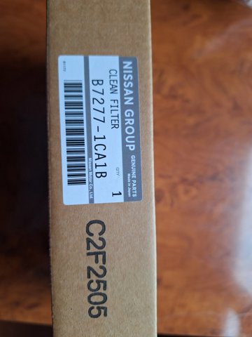 B72771CA1A NISSAN Фильтр салона купить в Днепр
