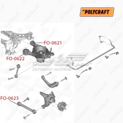 Внутренний сайлентблок заднего поперечного рычага FO0623 POLYCRAFT