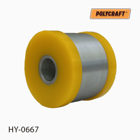 Сайлентблоки продольных рычагов задней подвески HY0667 POLYCRAFT