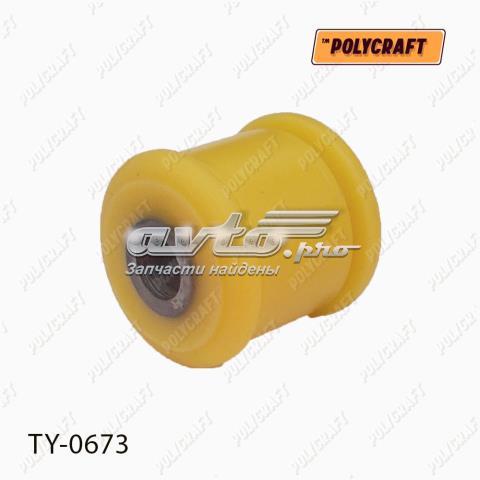 TY0673 POLYCRAFT Сайлентблок заднего продольного нижнего рычага купить в Киев