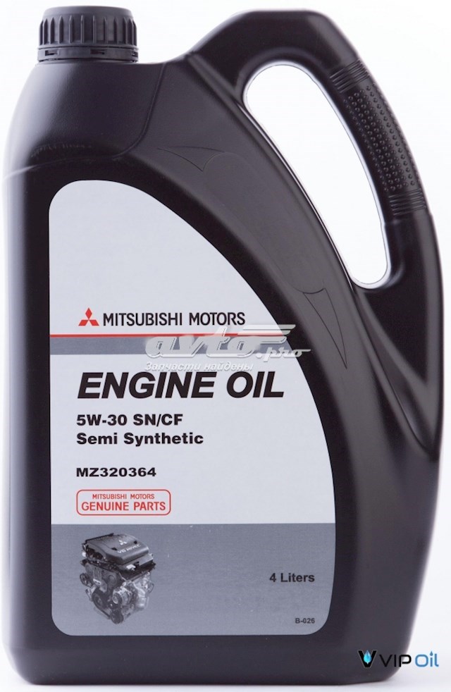 Олива моторна синтетична mitsubishi "engine oil sm 5w-30" 4л. MZ320364