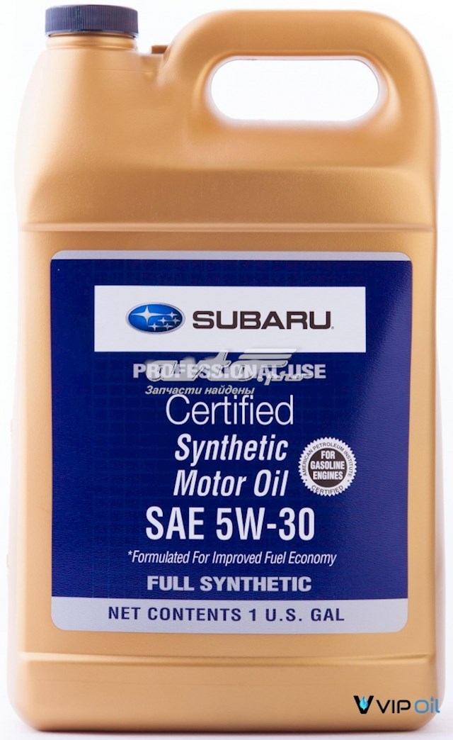 Олива моторна синтетична subaru "synthetic oil 5w-30", 3.785л SOA427V1415