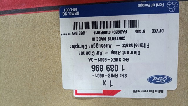 1089896 Фильтр воздушный купить Черновцы
