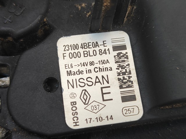 NISSAN 231004BE0A Генератор в наличии Ирпень