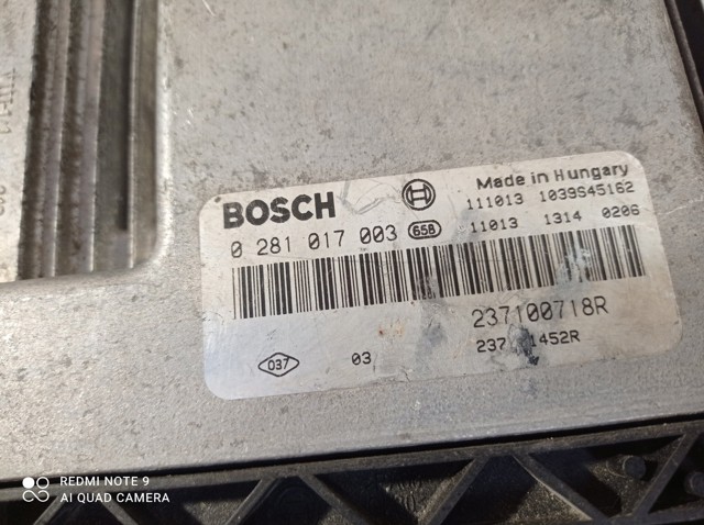 237100718R RENAULT Блок управления двигателем купить в Киев