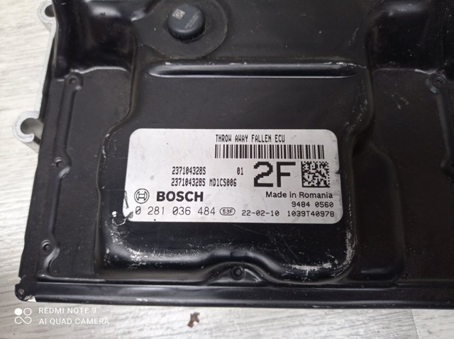 237104328S RENAULT Модуль управления (ЭБУ) двигателем купить в Черновцы