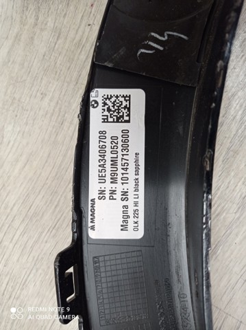 51775A01687 BMW Расширитель (накладка) арки заднего крыла левый купить в Житомир