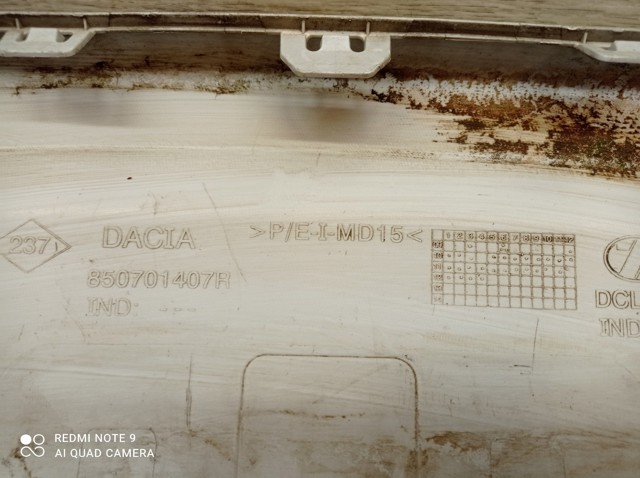 850701407R Накладка бампера заднего купить Харьков