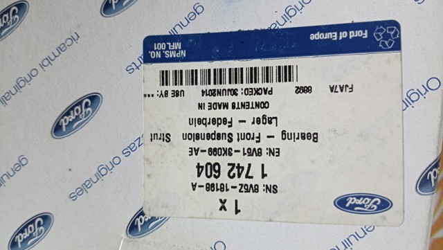 8V513K099AE FORD Опорный подшипник амортизатора купить в Житомир