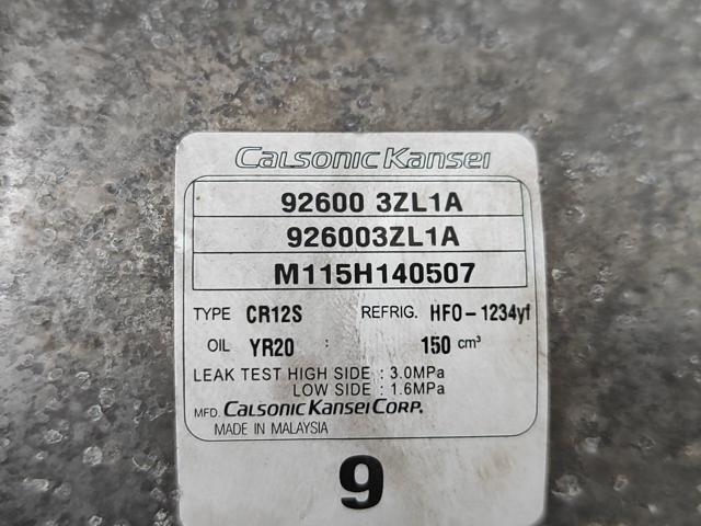 NISSAN 926003ZL1A Компрессор кондиционера в наличии Житомир