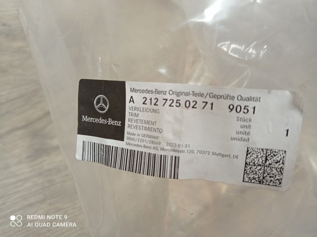 MERCEDES A21272502719051 в наличии Чернигов