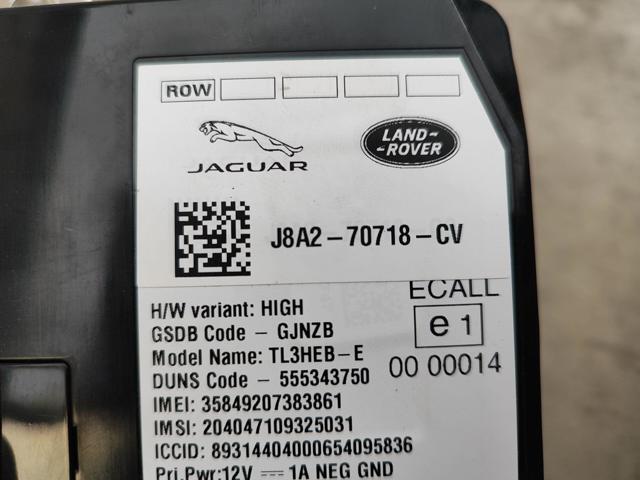 JAGUAR J8A270718CV в наличии Ирпень