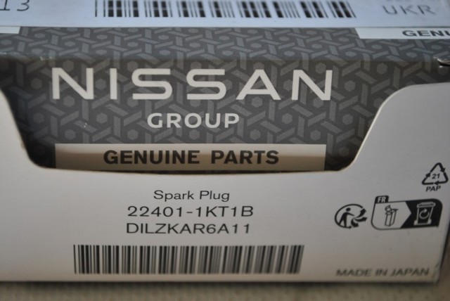 224011KT1B NISSAN Свечи зажигания купить в Ирпень