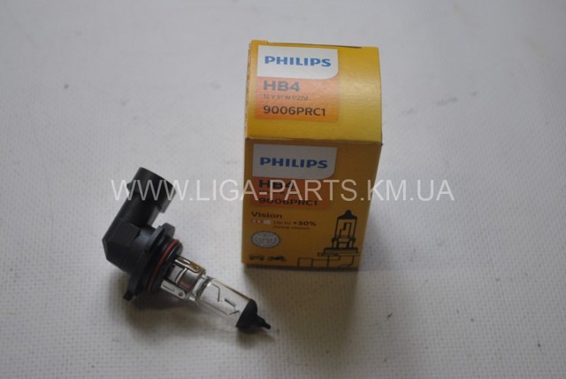 PHILIPS 9006PRC1 Лампочка галогенная в наличии Одесса