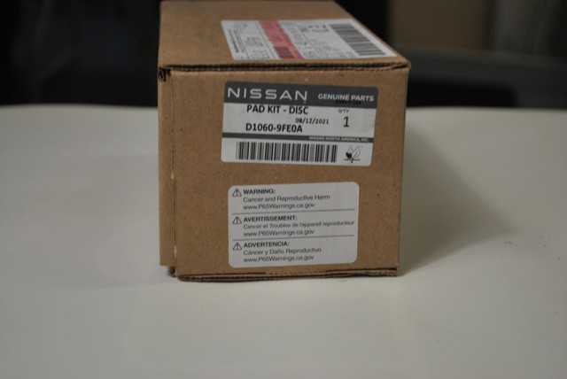 NISSAN D10609FE0A Передние тормозные колодки в наличии Павлоград