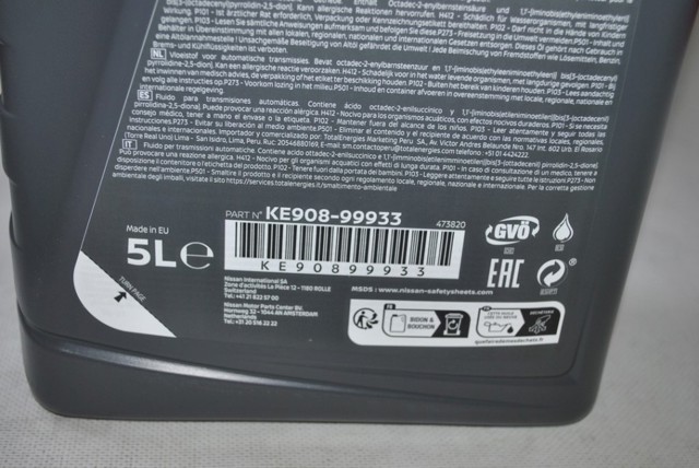 Масло коробки KE90899933 NISSAN