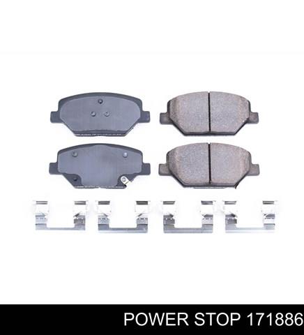 Колодки тормозные 171886 POWER STOP