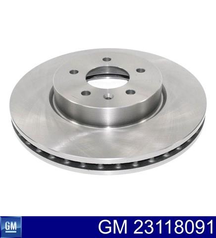 Диск тормозной передний 23118091 GM