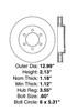 Пр-во raybestos. тормозной диск передний ford f150 4wd 6 шпилек 2004-2008 BD126111