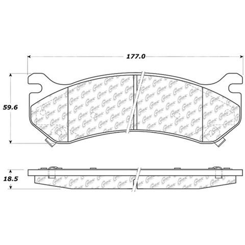 Колодки тормозные дисковые комплект Chevrolet Tahoe