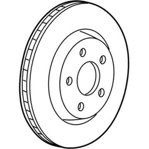Передний тормозной диск 4755577AA CHRYSLER